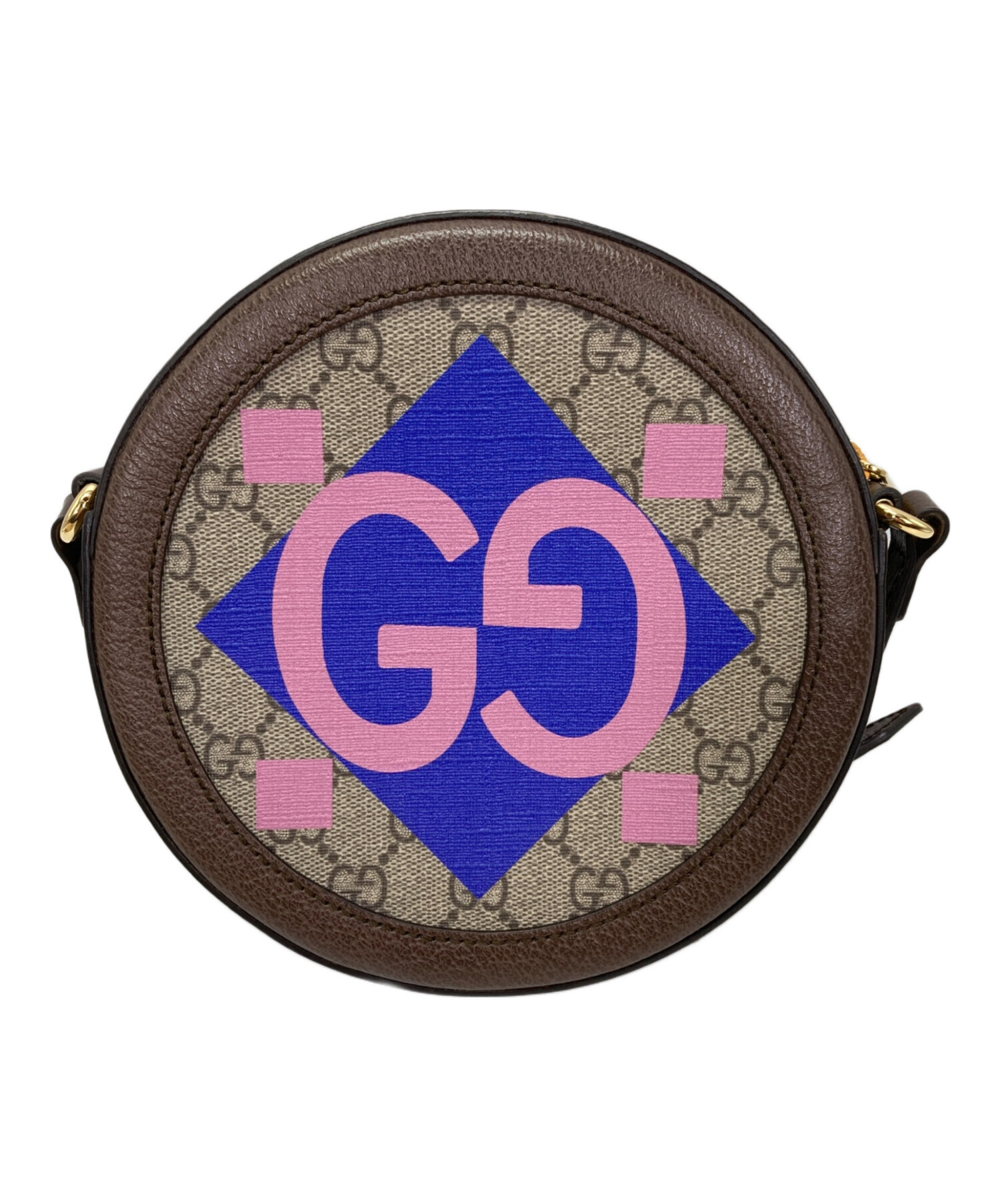 中古・古着通販】GUCCI (グッチ) GGベルベット ラウンド ショルダー 
