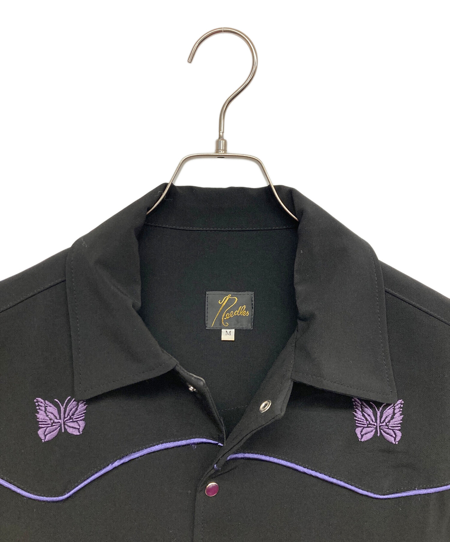 Needles カウボーイジャケット ブラック　L Piping Cowboy Jac - Double Cloth | NEEDLES