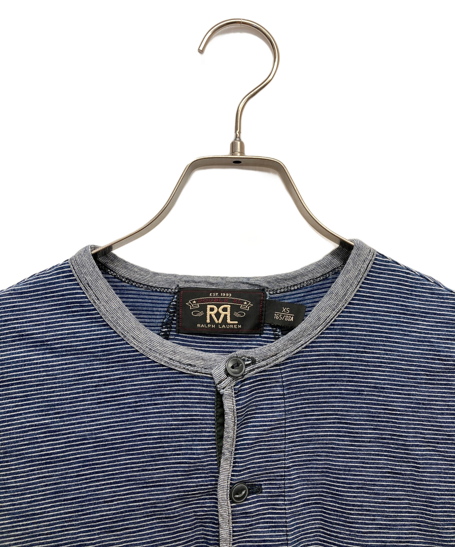 希少　ピックサイズ　 RRL DOUBLE RL ヘンリーネックTシャツ XL 楽天市場】RRL ヘンリーネック（Tシャツ・カットソー｜トップス