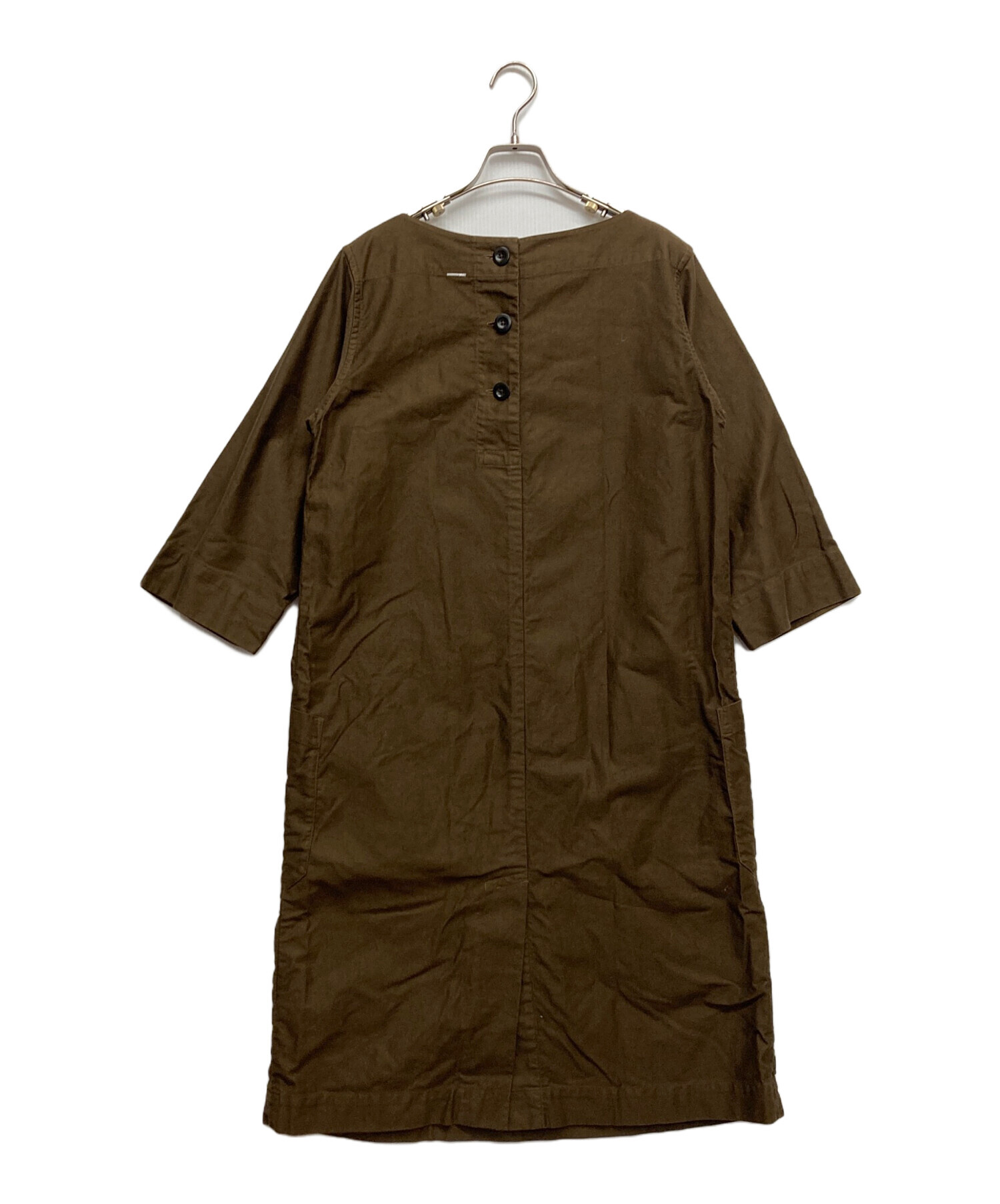 【新品未使用】MHL. コーデュロイ　ワンピース 中古・古着通販】MHL (エムエイチエル) LIGHT COTTON MOLESKIN