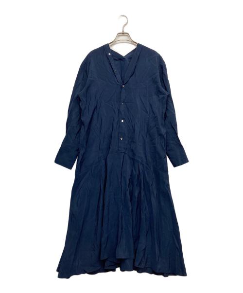 中古・古着通販】BEARDSLEY (ビアズリー) Vネック カラーレス シャツ