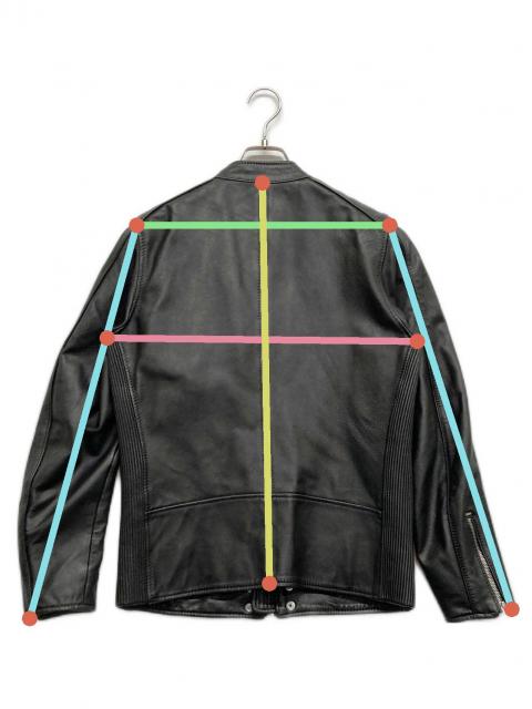 中古・古着通販】DIESEL (ディーゼル) ラムレザーシングルライダース