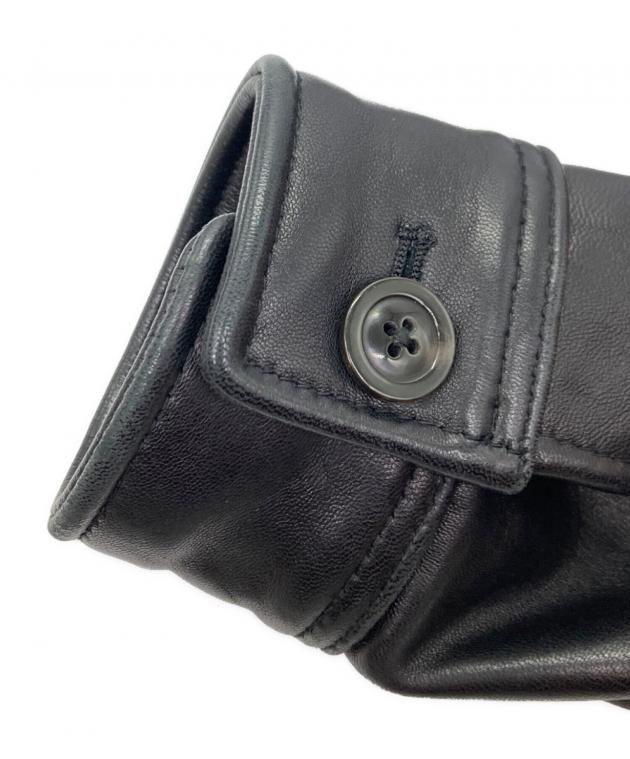 【未使用】A.P.C. ブラックレザーケース 中古・古着通販】A.P.C. (アーペーセー) レザーポーチ ブラック