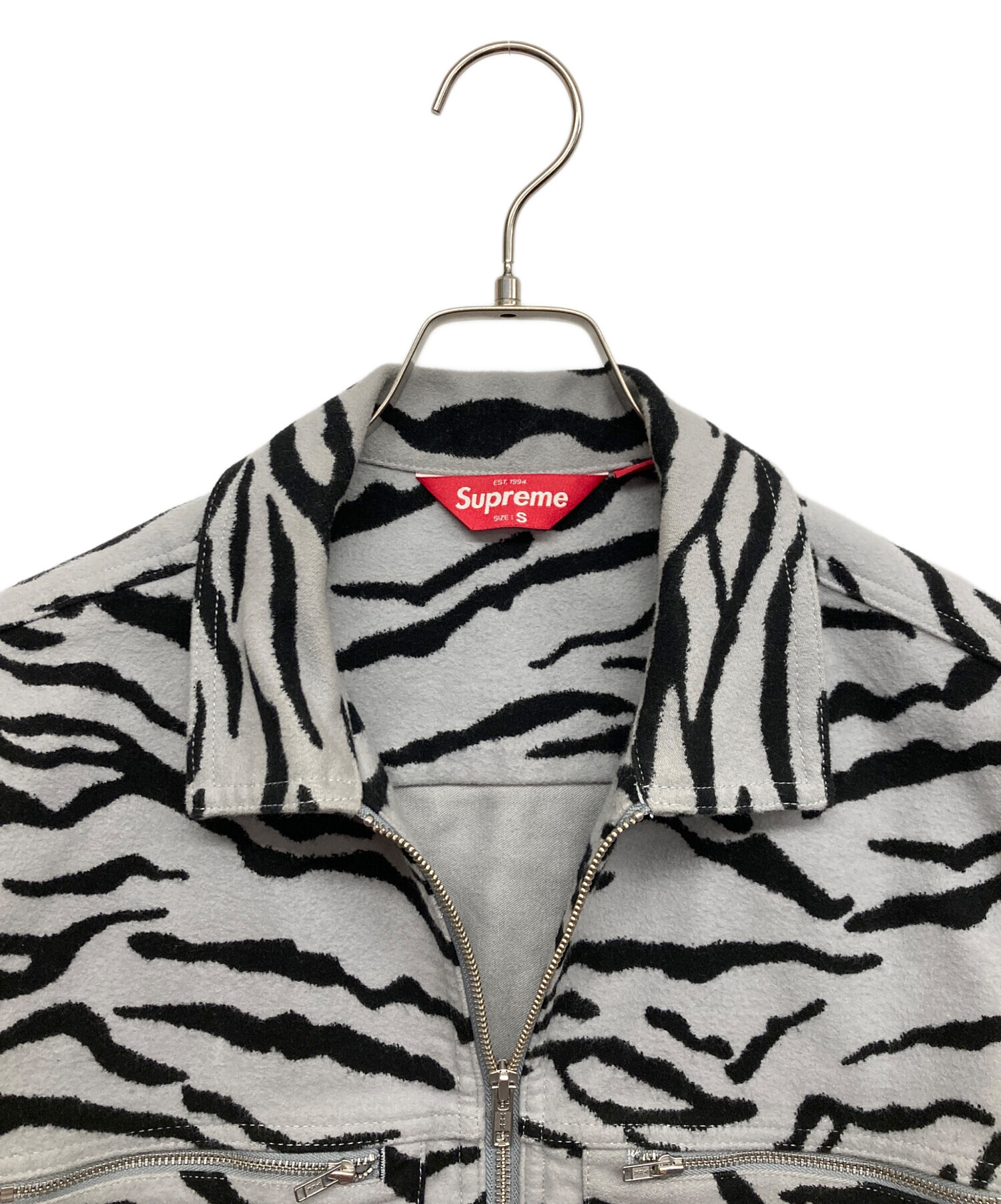 中古・古着通販】SUPREME (シュプリーム) Moleskin Work Jacket Zebra