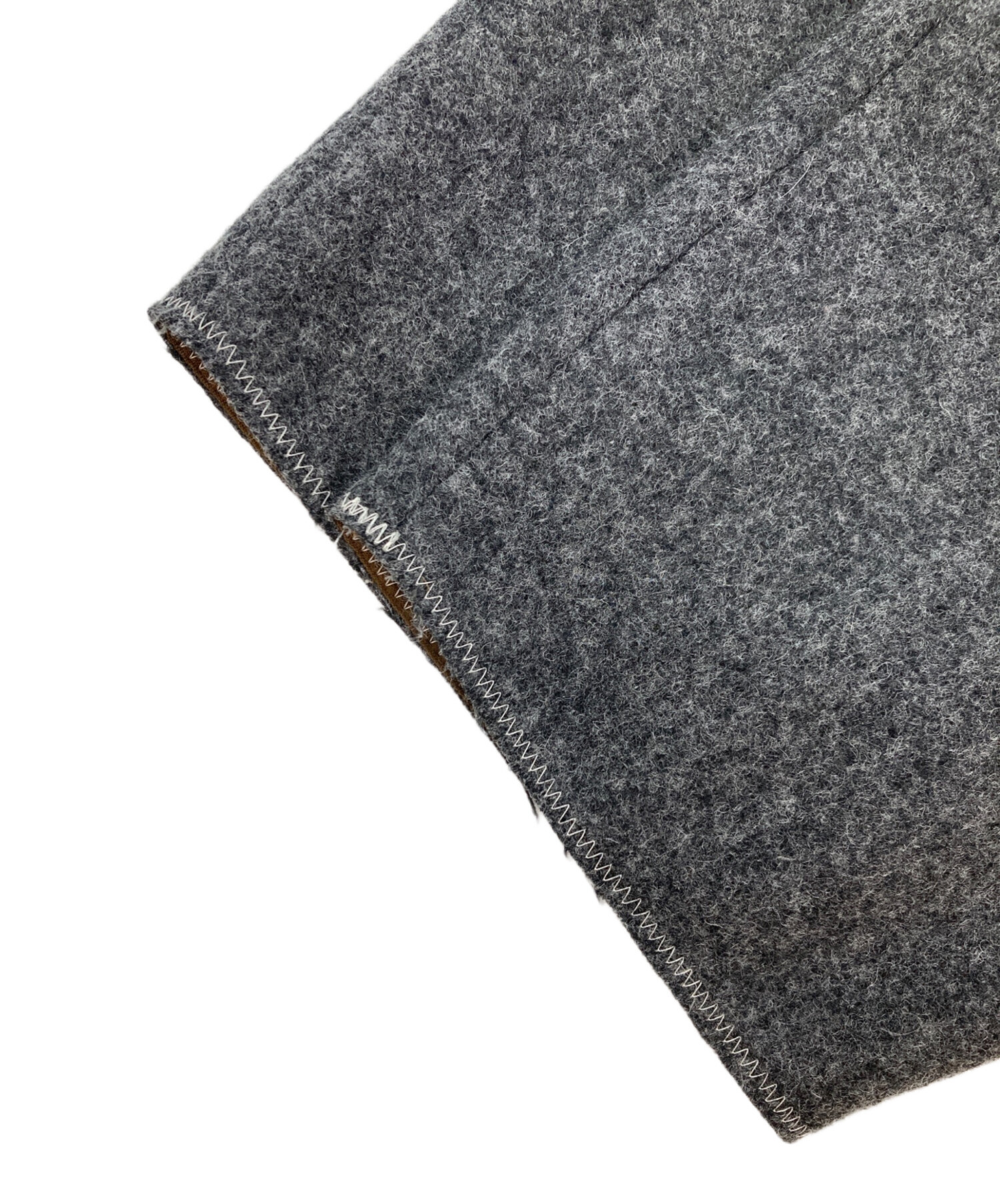 中古・古着通販】KOLOR (カラー) ウールテーパードパンツ グレー