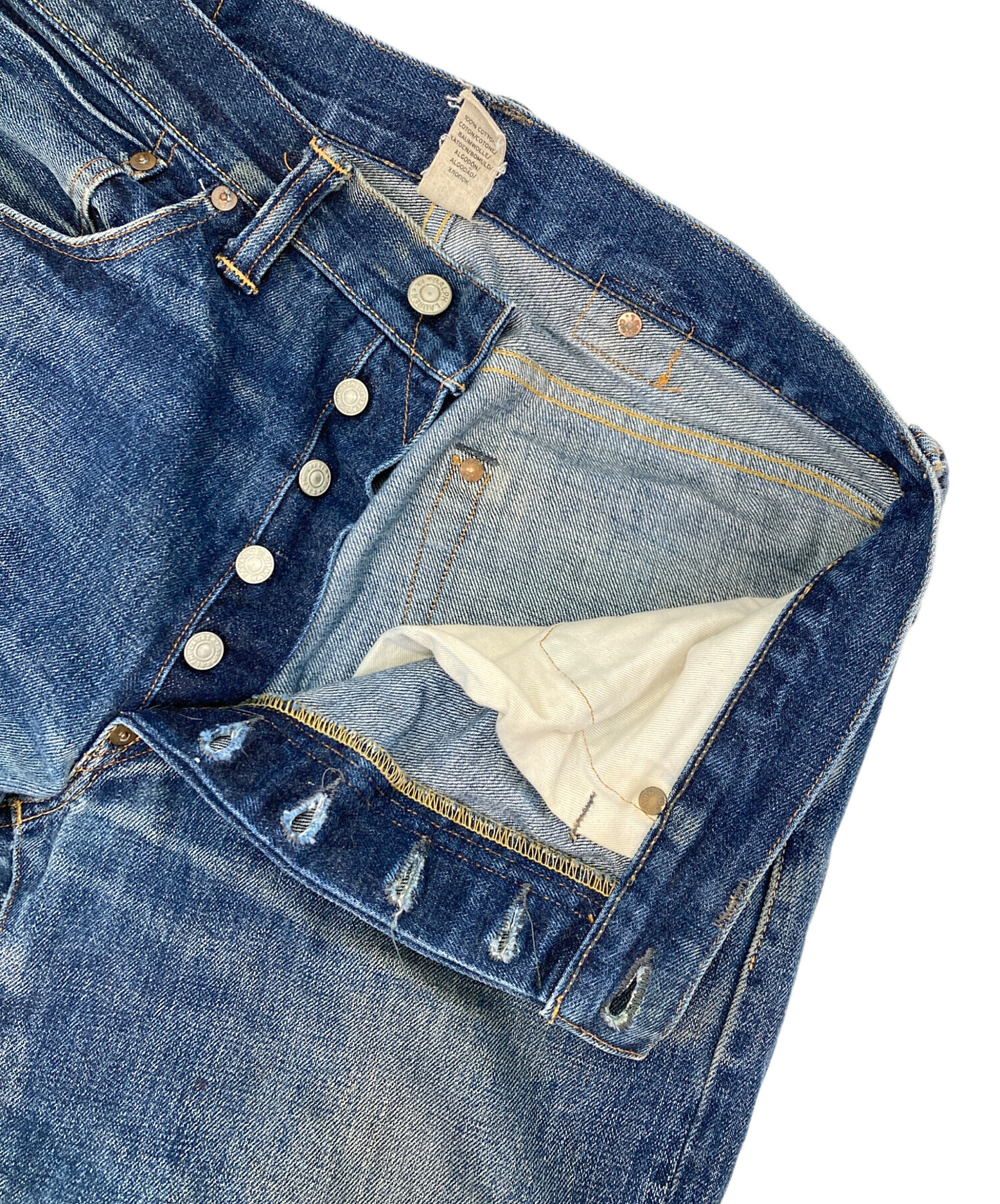 中古・古着通販】RRL (ダブルアールエル) バックルバックデニムパンツ 