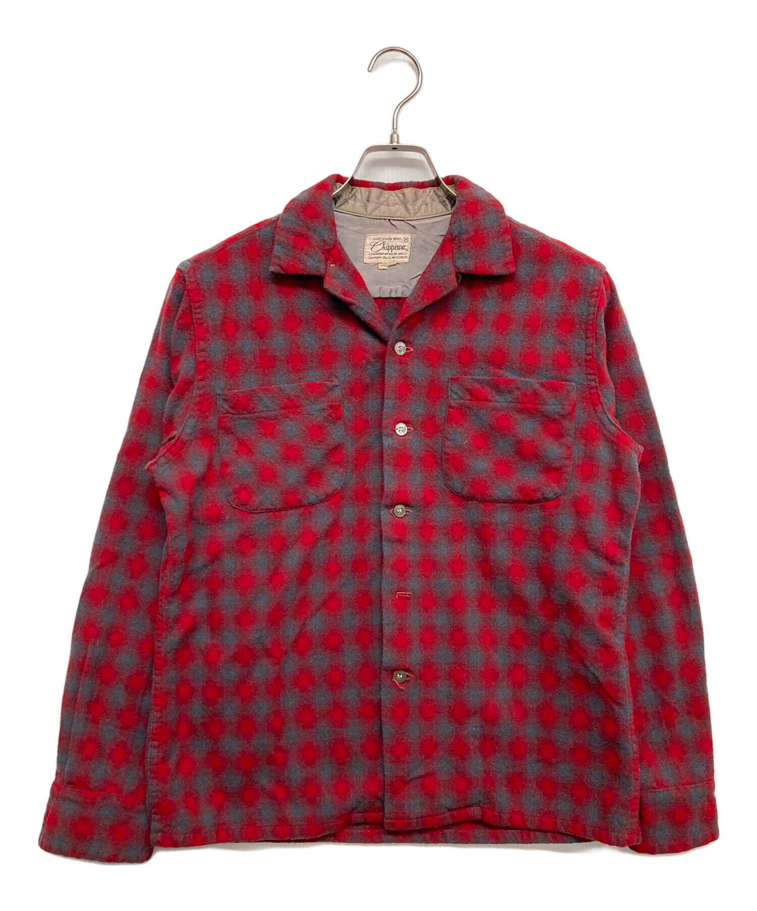 50s Chippewa チペワ／100%VIRGIN WOOL ヴィンテージネルシャツ／50s 