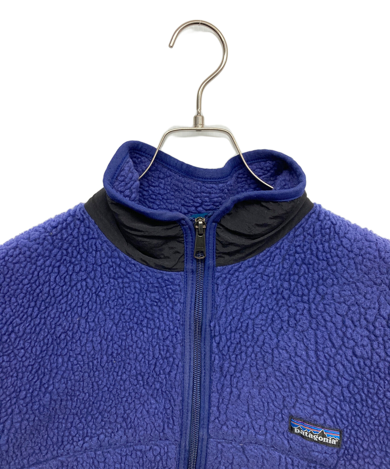 【美品】patagonia ボア裏地 ジャケット 青 中古・古着通販】Patagonia (パタゴニア) ボアジャケット ブルーベリー