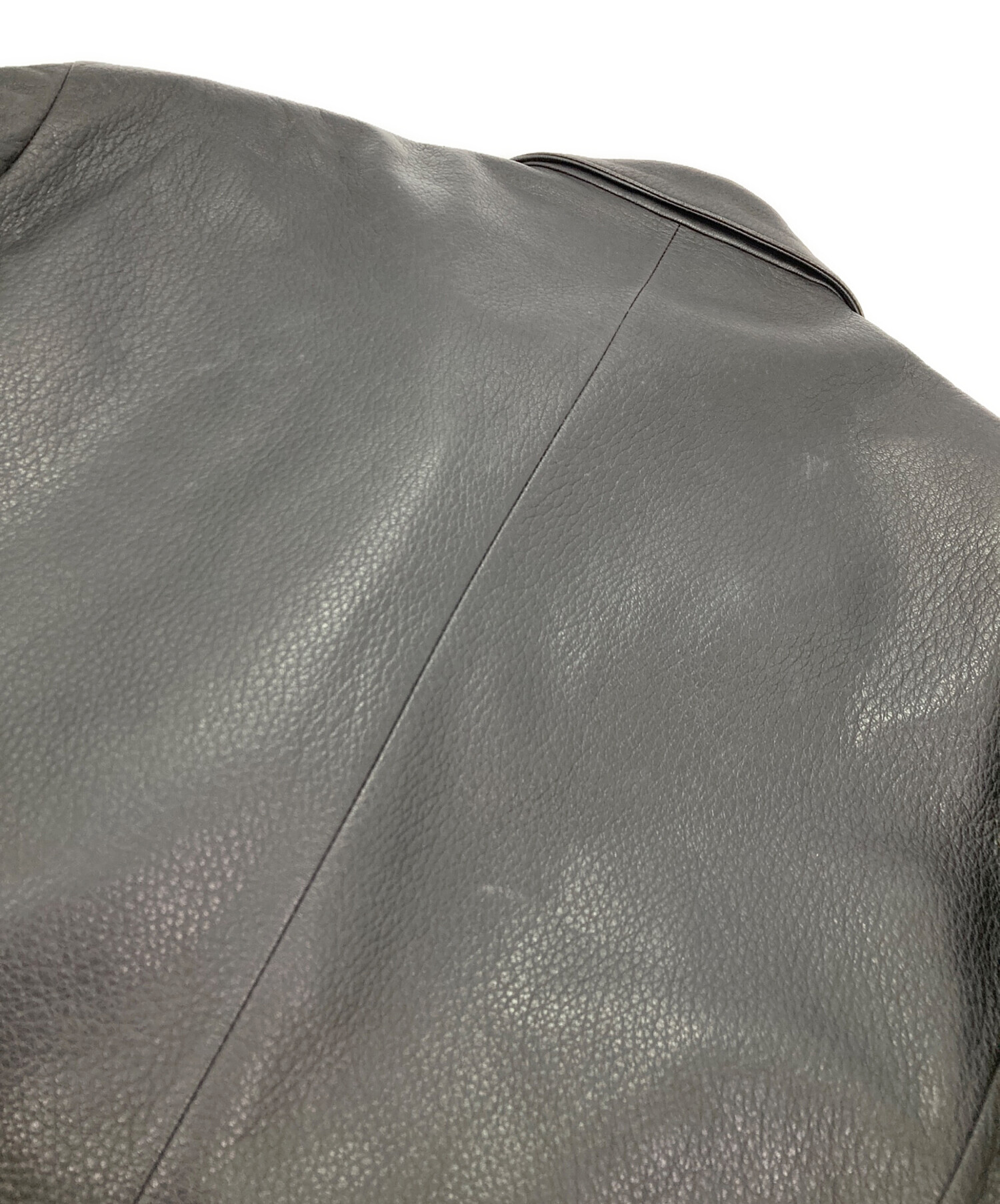 中古・古着通販】HERMES (エルメス) ディアスキンレザージャケット