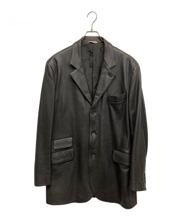 未使用タグ付★HERMES★ディアスキン★レザー★ジャケット★ライダース 中古・古着通販】HERMES (エルメス) ディアスキンレザージャケット