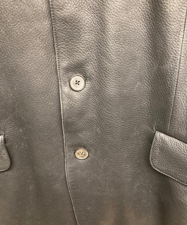 中古・古着通販】HERMES (エルメス) ディアスキンレザージャケット