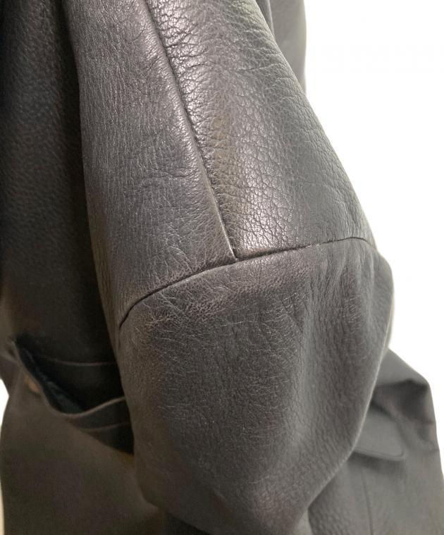 中古・古着通販】HERMES (エルメス) ディアスキンレザージャケット