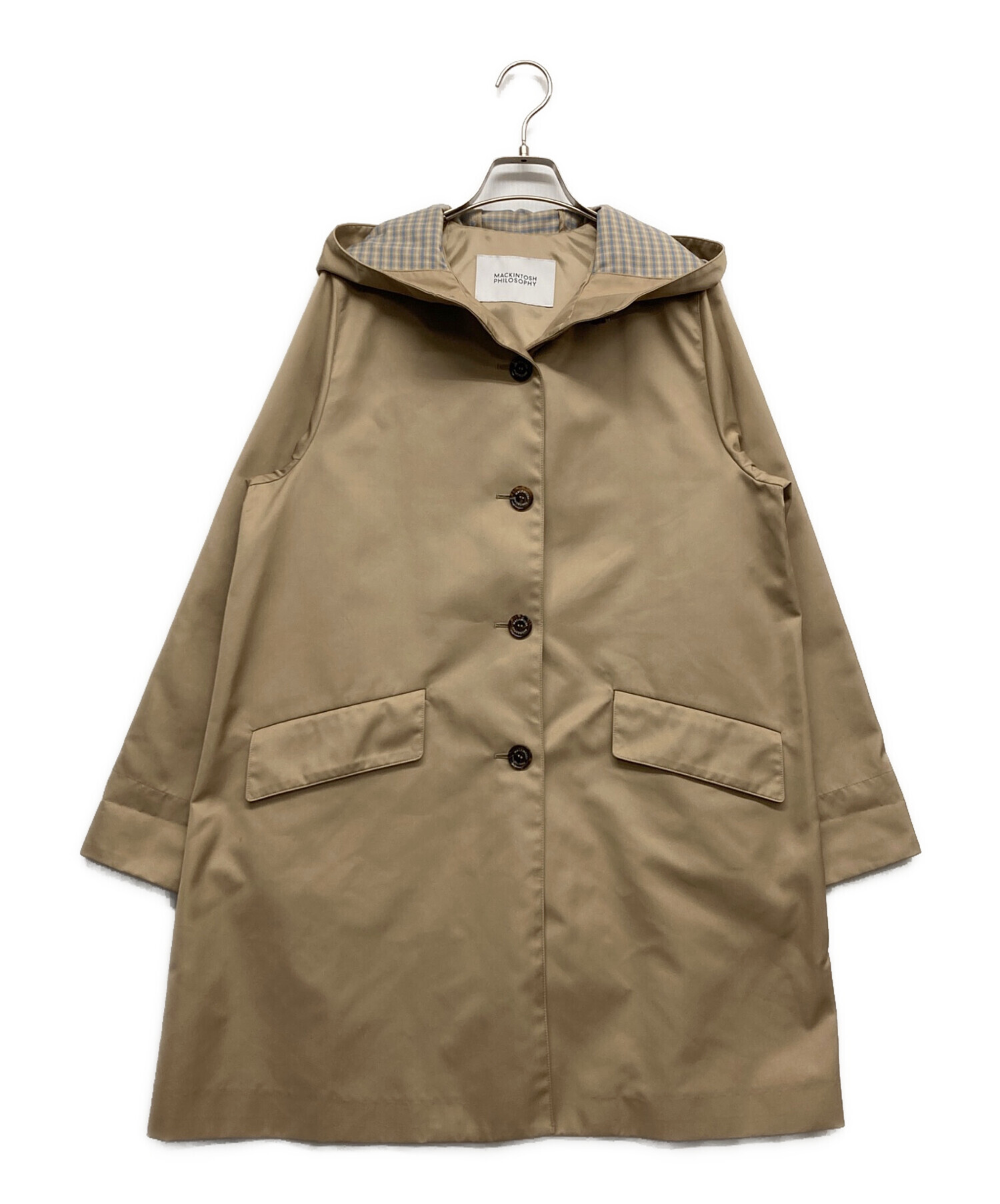 【美品】マッキントッシュフィロソフィー　ダッフルコート　ベージュ　ロング丈　M 中古・古着通販】MACKINTOSH PHILOSOPHY (マッキントッシュ