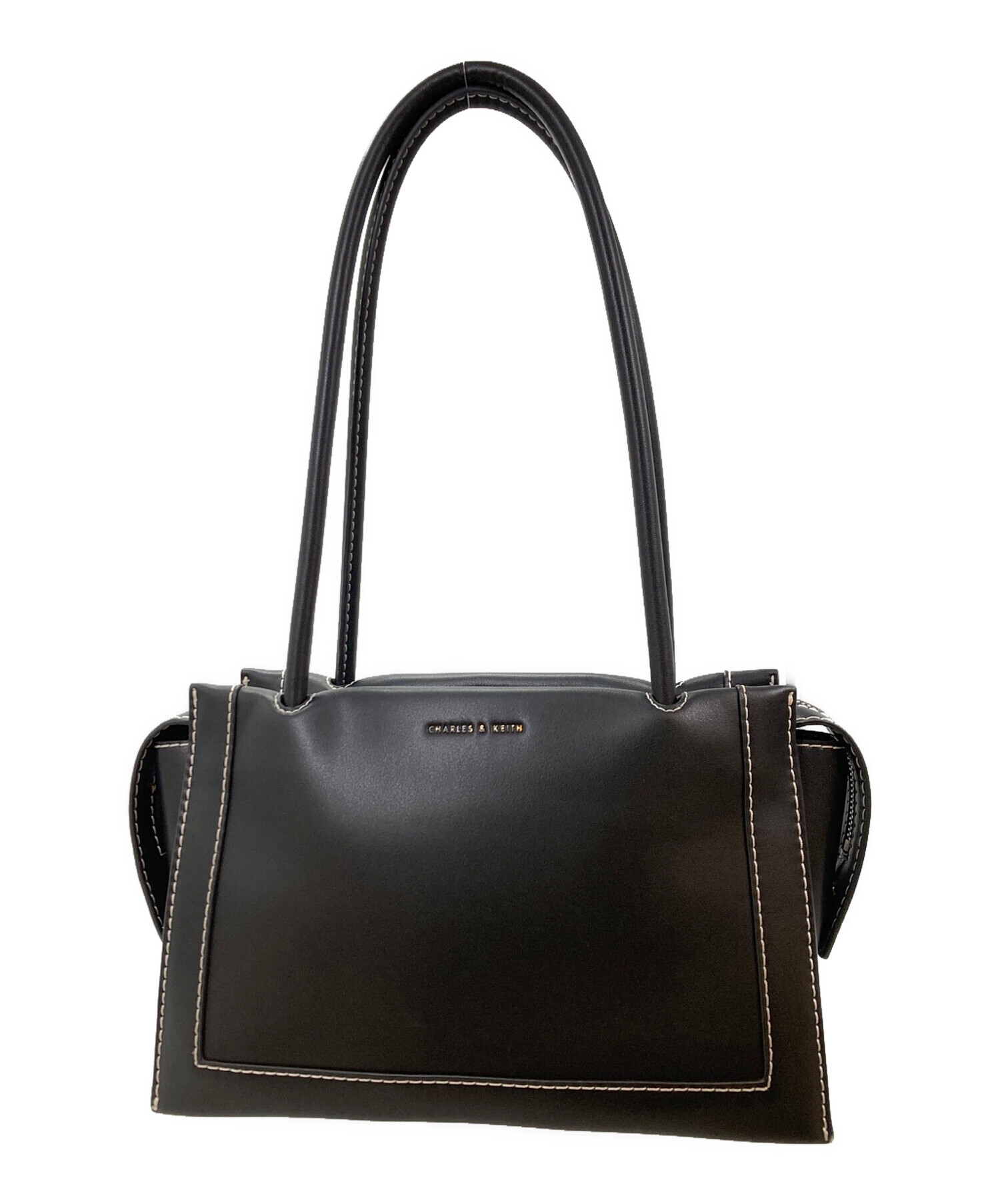 CHARLES & KEITH ブラック ハンドバッグ