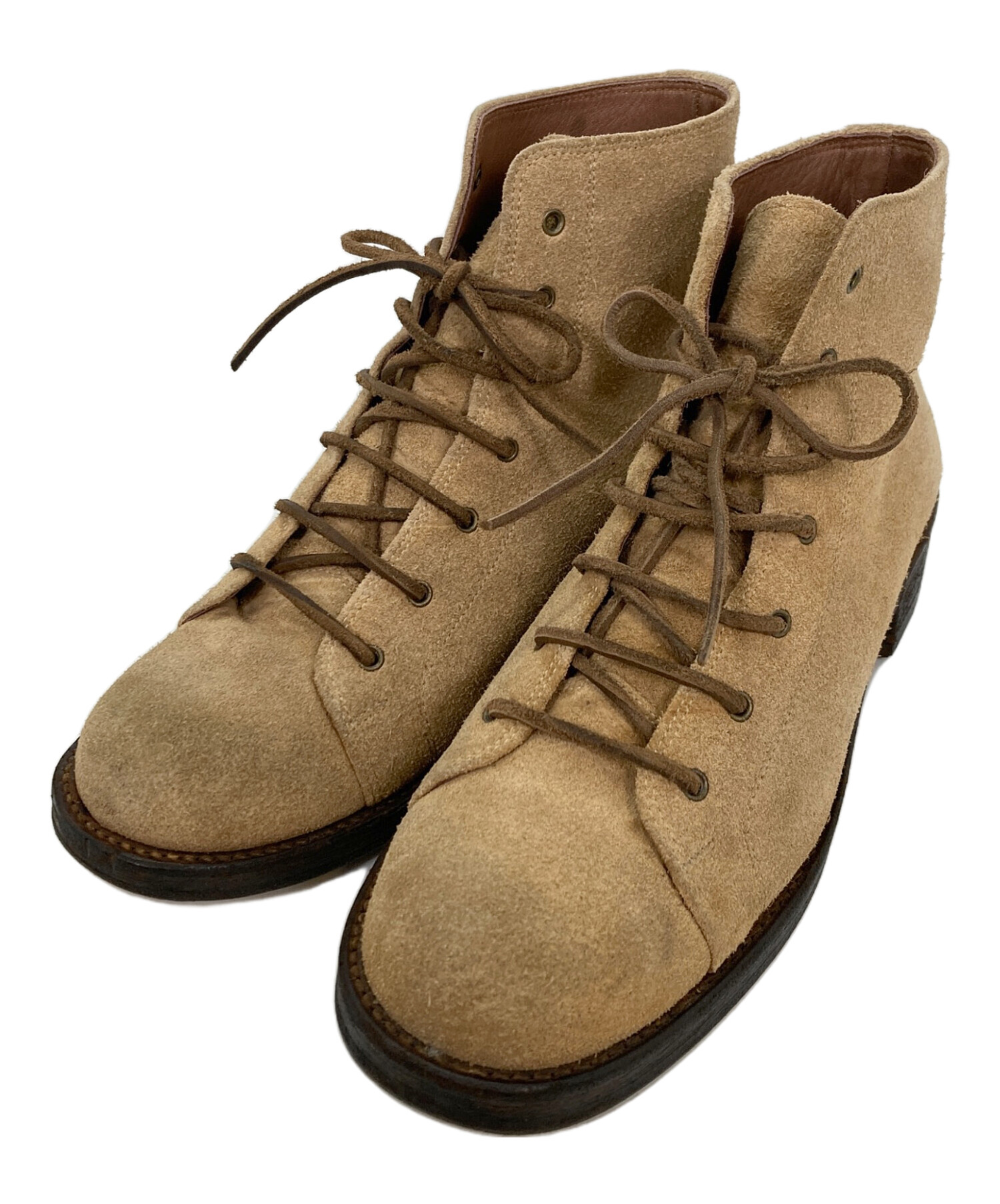 良品　モト　モンキーブーツ　チャッカブーツ　スウェード　ブラウン　茶色　2 中古・古着通販】MOTO (モト) モンキーブーツ ブラウン サイズ:2