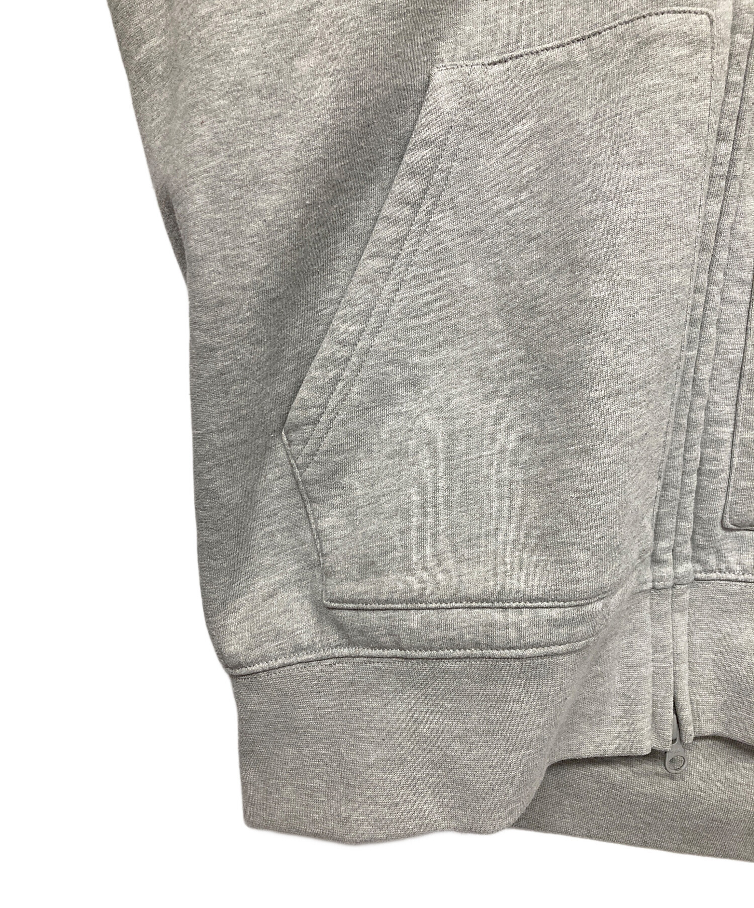 ヘリーハンセン HELLY HANSEN トップス パーカー グレー 七分袖 中古・古着通販】HELLY HANSEN (ヘリーハンセン) スウェットパーカー