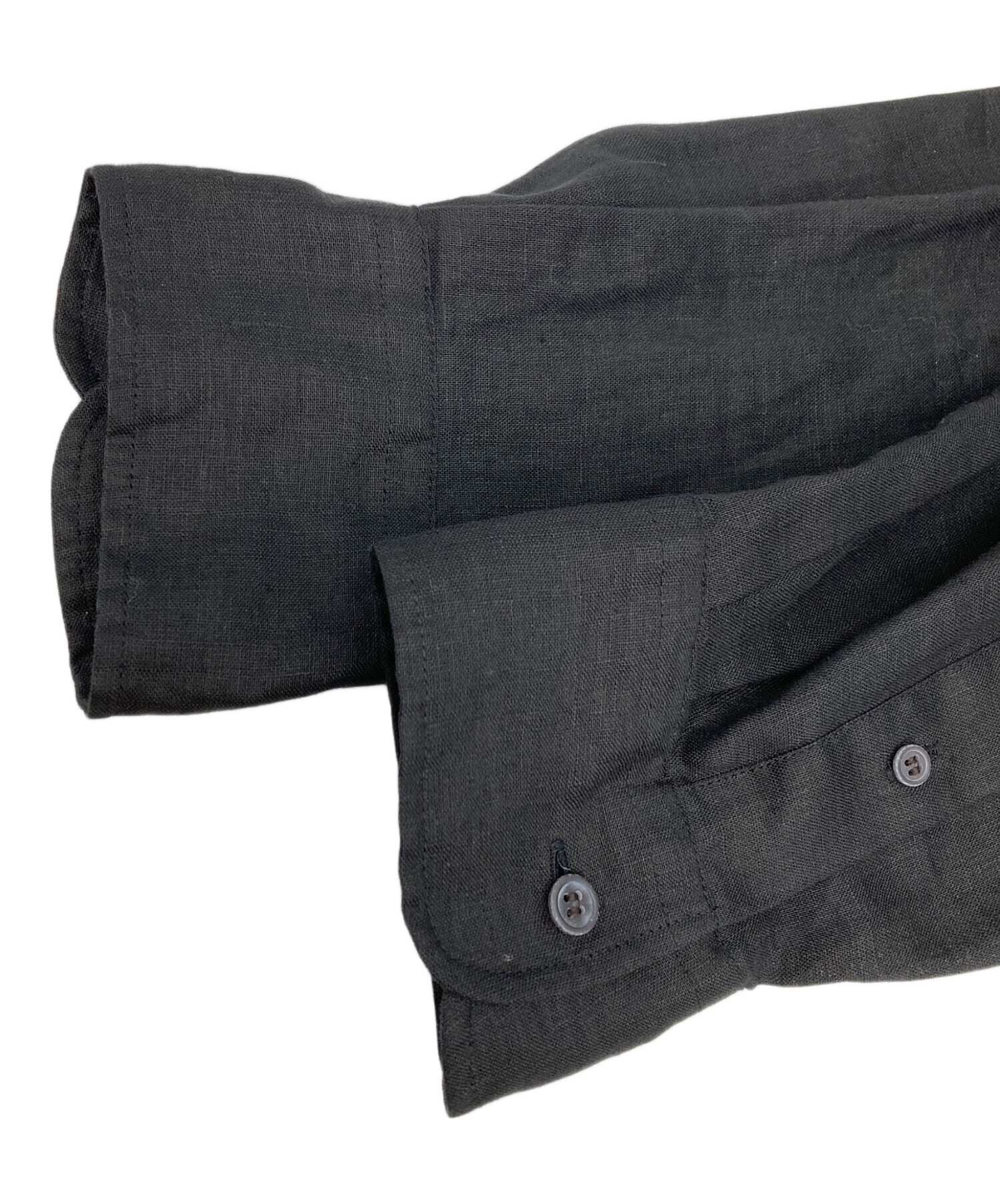 中古・古着通販】Plage (プラージュ) Linen Short シャツ ブラック 