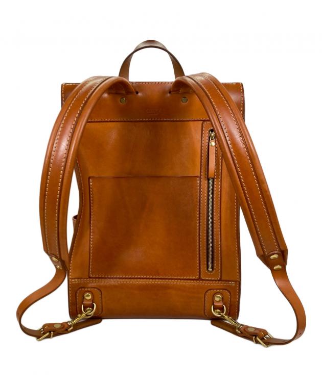 中古・古着通販】Herz (ヘルツ) ロールトップバックパック ブラウン