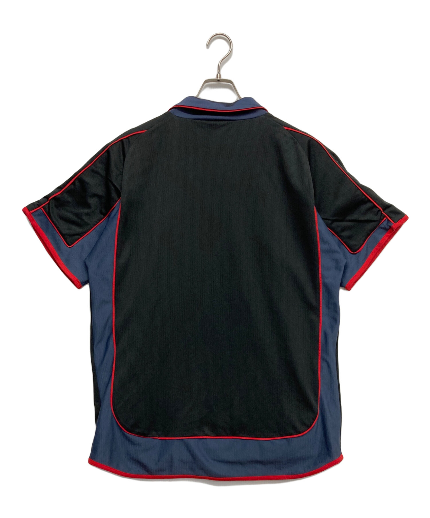 A BATHING APE フットボールシャツ ネイビー 中古・古着通販】A BATHING APE (アベイシングエイプ) リバーシブル