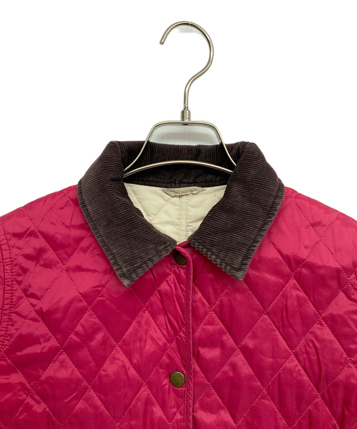 中古・古着通販】Barbour (バブアー) キルティングジャケット ピンク