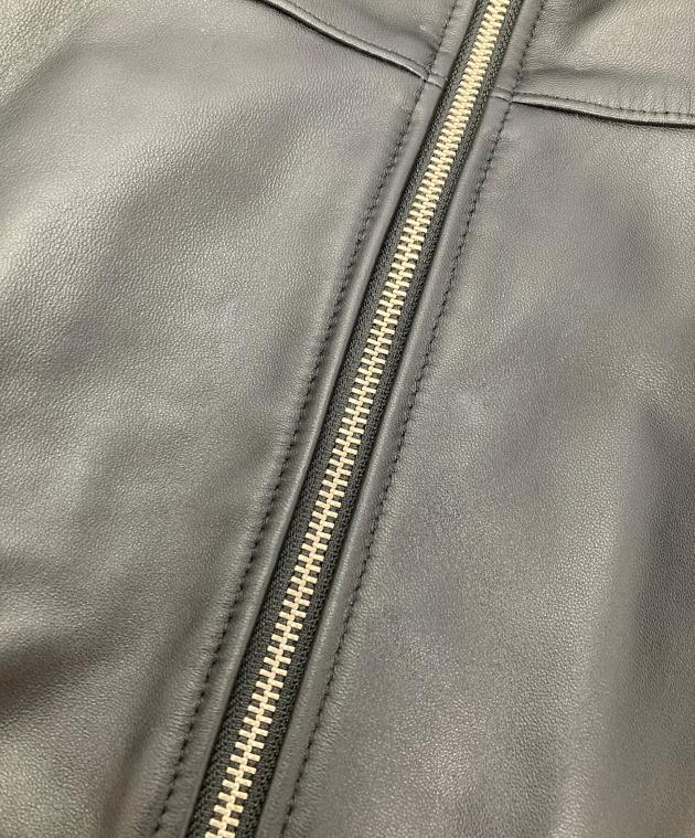 中古・古着通販】ABAHOUSE (アバハウス) レザージャケット ブラック