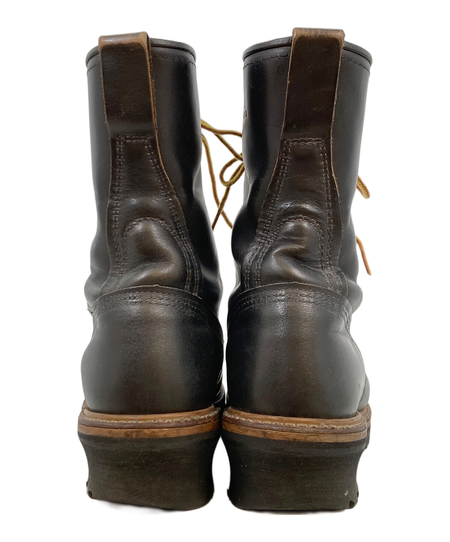 中古・古着通販】RED WING (レッドウィング) ロガーブーツ ブラック 
