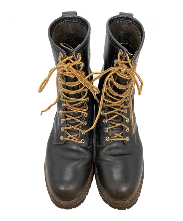中古・古着通販】RED WING (レッドウィング) ロガーブーツ ブラック