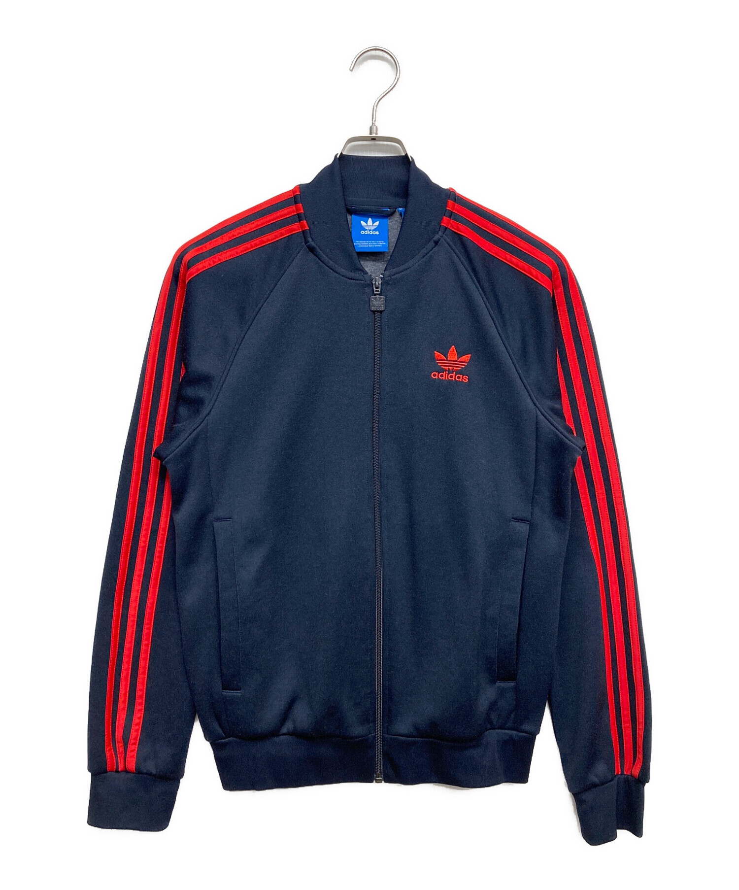 【トマト】アディダス トラックジャケット ジャージ トレフォイル 紺 03 希少 adidas アディダス オリジナルス トレフォイル 3ストライプ