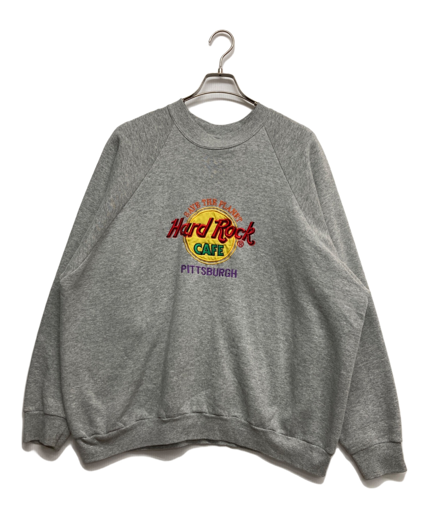 Hard Rock CAFE トレーナー スウェット 刺繍 中古・古着通販】Hard Rock cafe (ハードロックカフェ) 刺繍スウエット