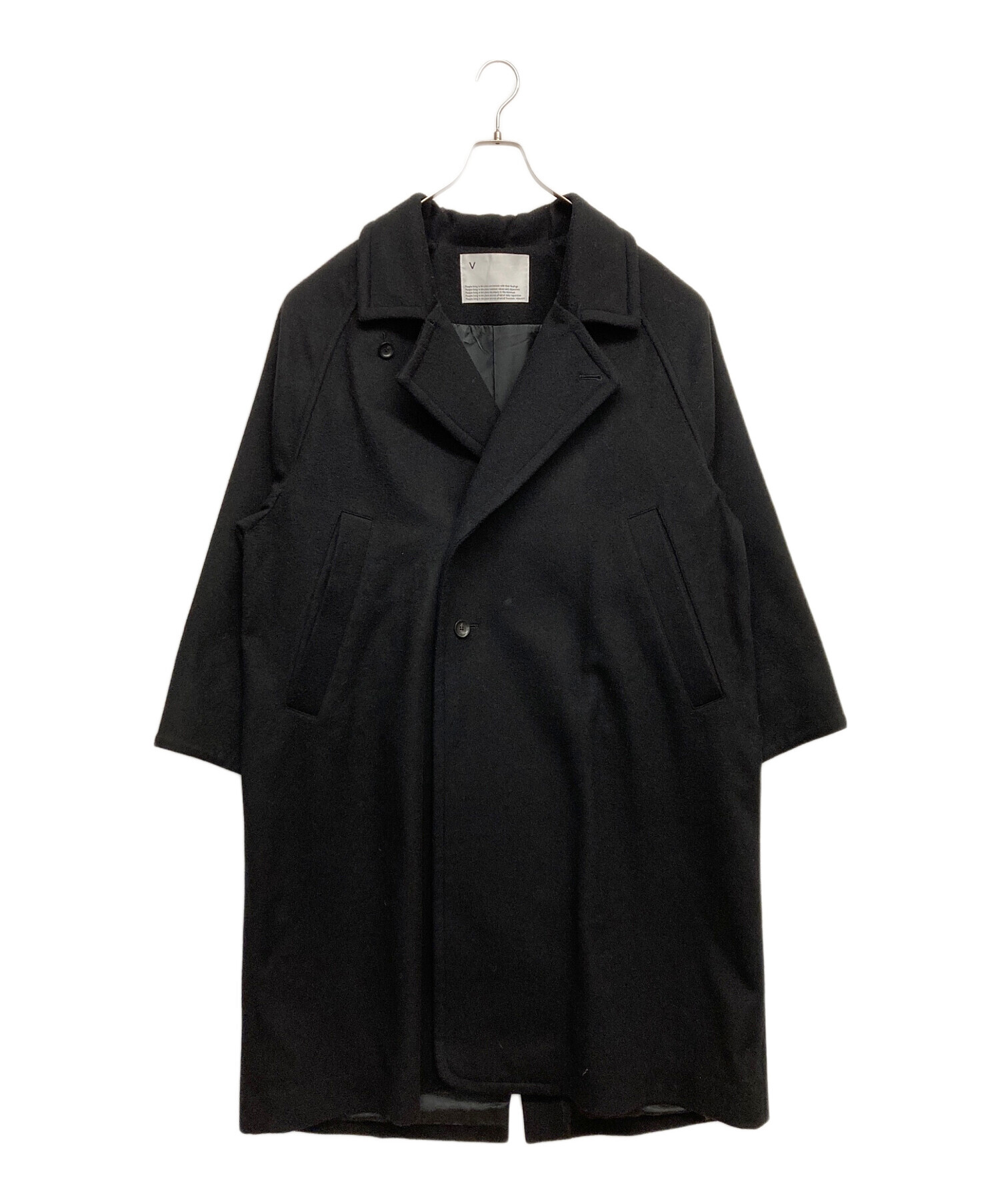 VAAOV ヴォアーブ ウールコート ブラック VAAOV ヴォアーブ ウールコート ブラック VAAOV ヴォアーブ ウール