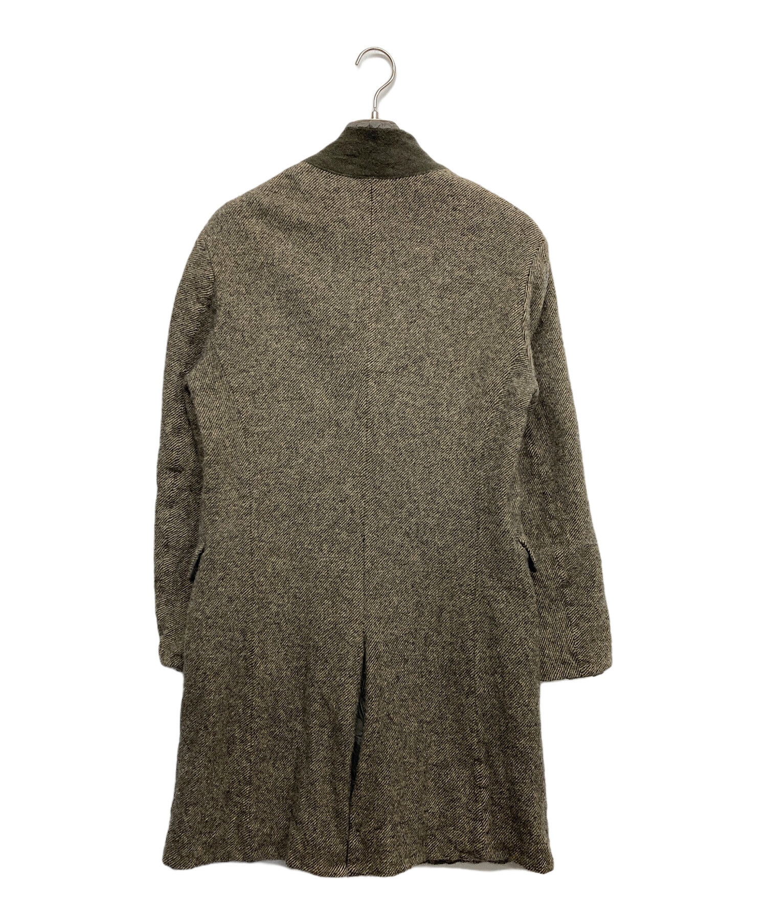 Kolor カラー チェスター コート / ウール 中古・古着通販】KOLOR (カラー) スタンドカラーウールチェスター