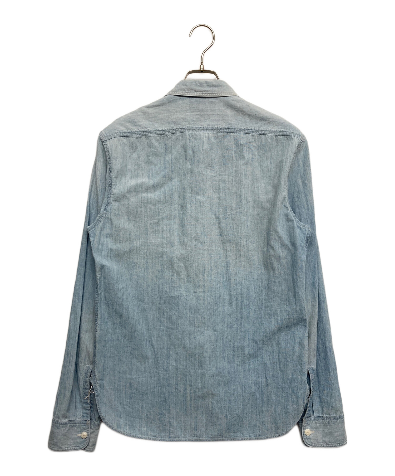 RRL 未使用 シャンブレーシャツ S ダブルアールエル 中古・古着通販】RRL (ダブルアールエル) マチ付シャンブレーシャツ