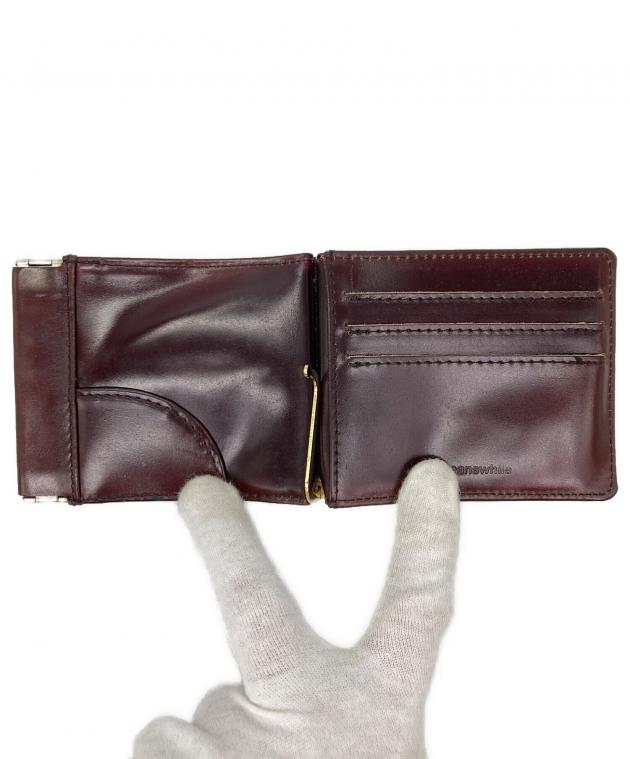 meanswhile ブラウンレザーマネークリップ meanswhile ブラウンレザーマネークリップ meanswhile ブラウンレザー