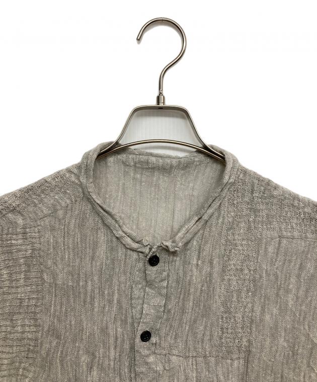 中古・古着通販】Y's (ワイズ) リネン混カーディガン グレー サイズ:2