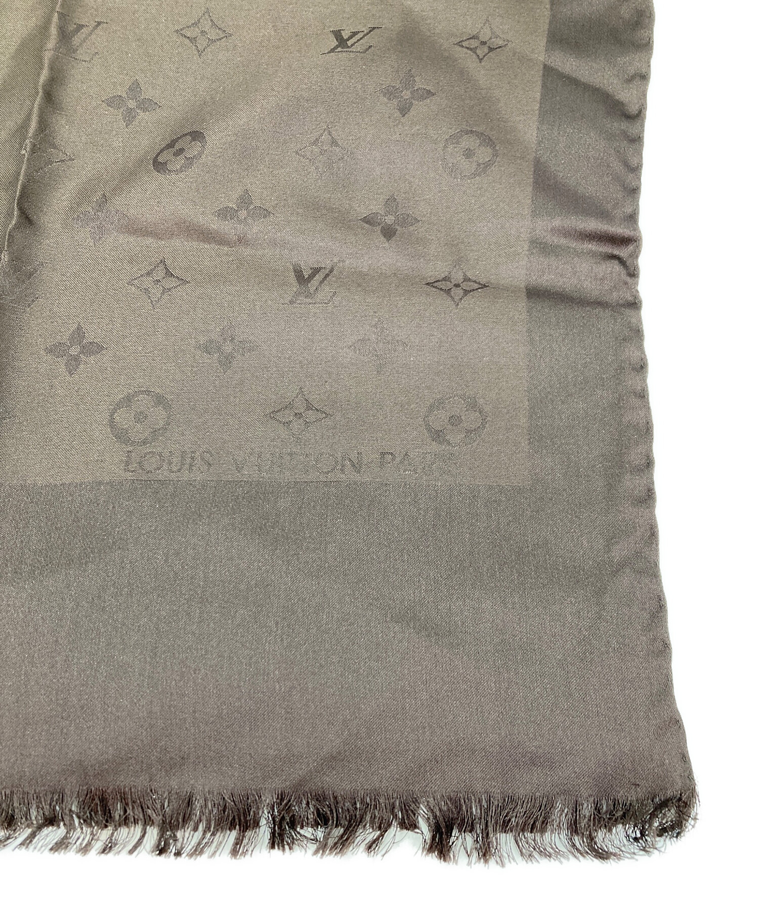 LOUIS VUITTON シルクスカーフ　未使用 中古・古着通販】LOUIS VUITTON (ルイ ヴィトン) モノグラムシルク