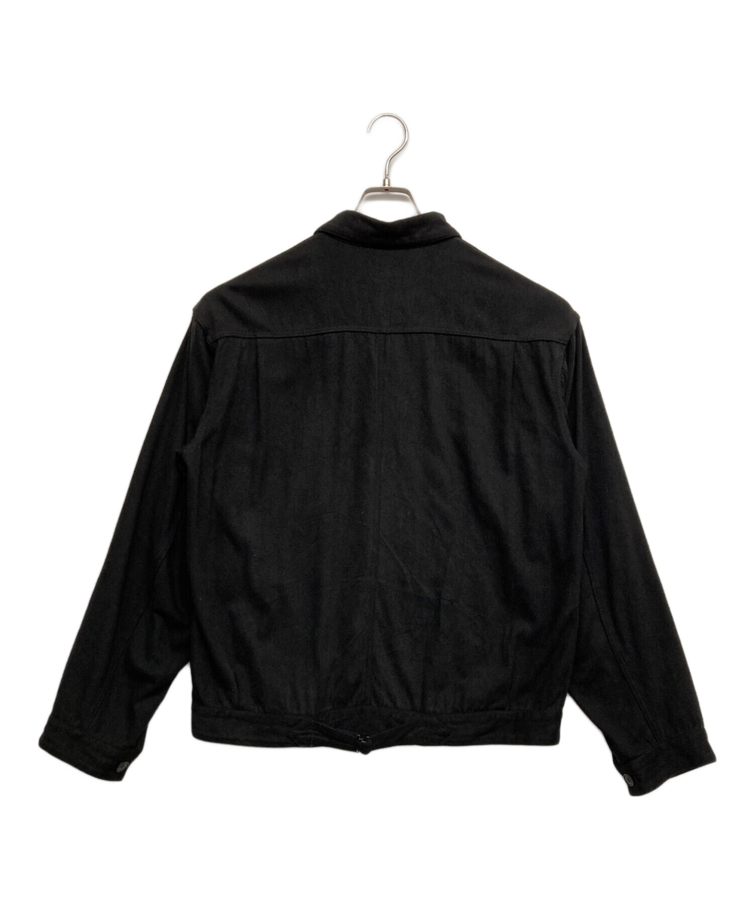 中古・古着通販】COMOLI (コモリ) シルクネップ TYPE -1ST ブラック