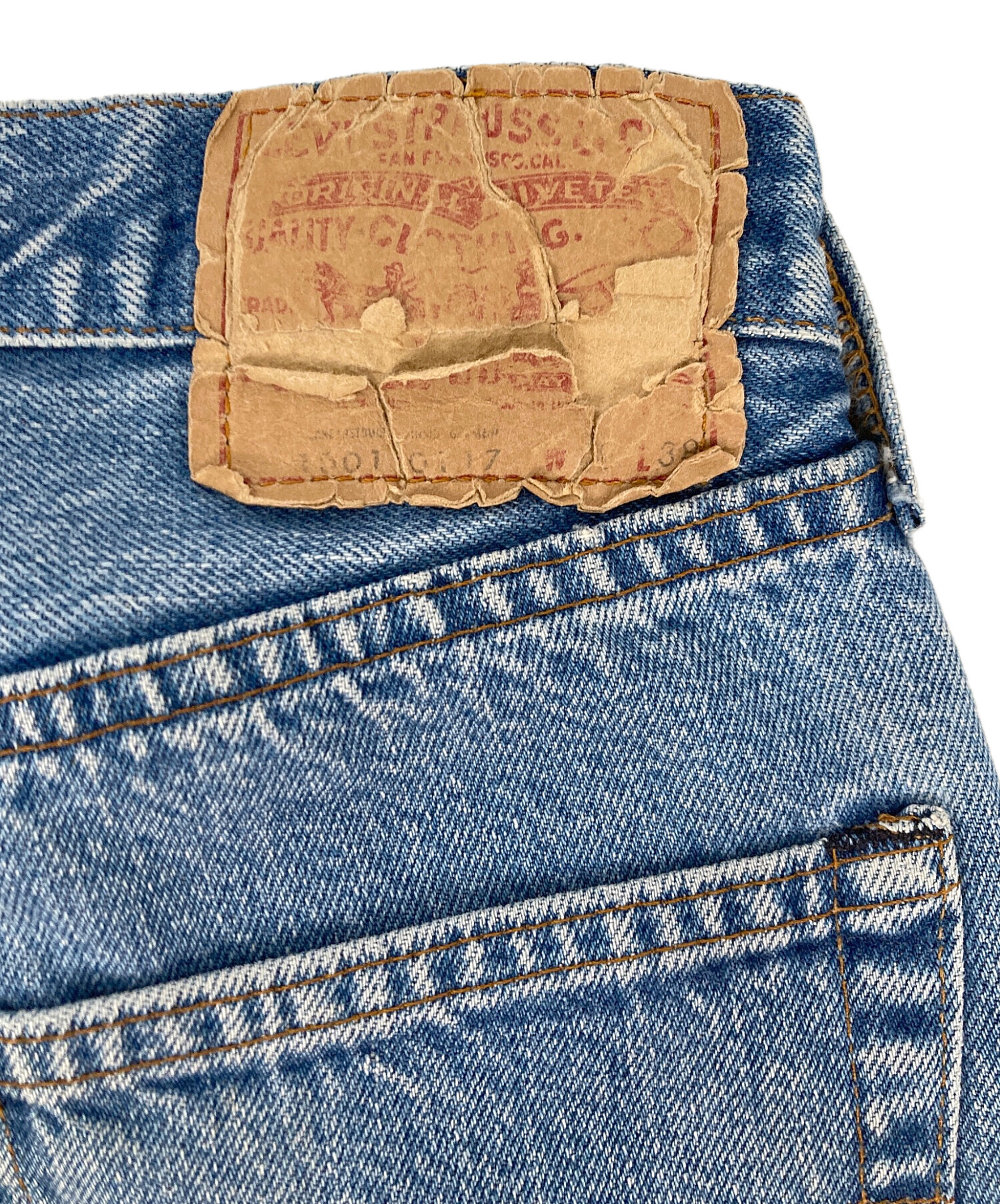 中古・古着通販】LEVI'S (リーバイス) 赤耳501デニムパンツ インディゴ