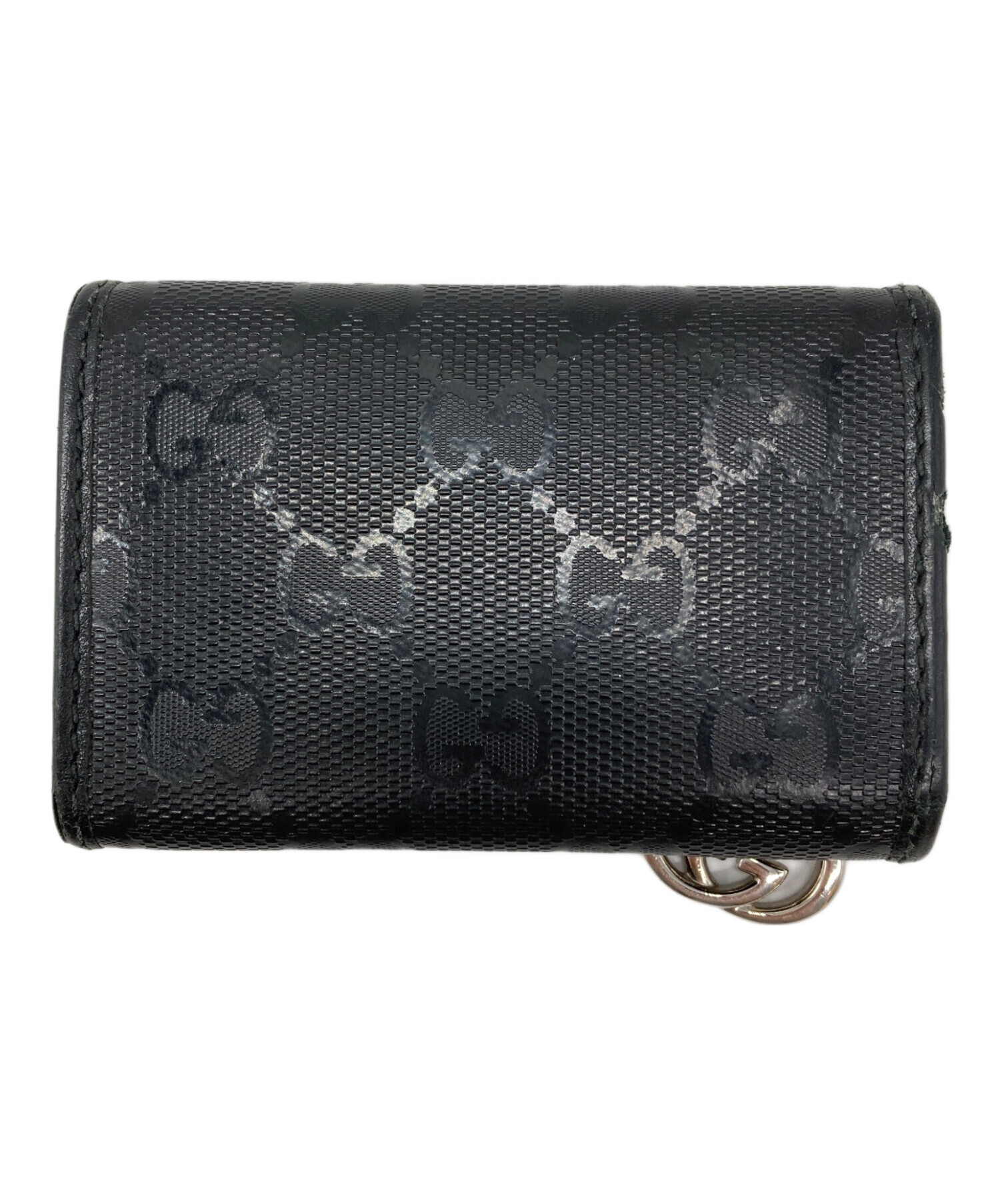 美品　GUCCIキーケース 中古・古着通販】GUCCI (グッチ) 6連キーケース ブラック｜ブランド