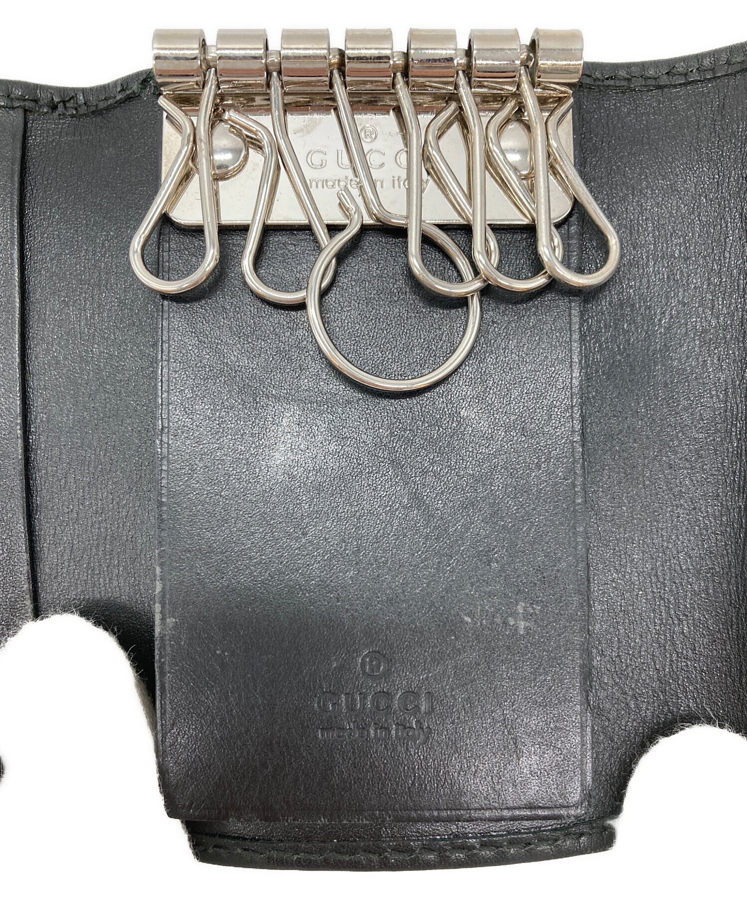 中古・古着通販】GUCCI (グッチ) 6連キーケース ブラック｜ブランド