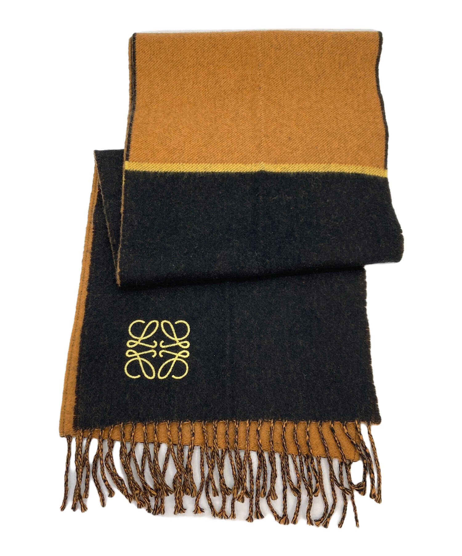 中古・古着通販】LOEWE (ロエベ) ウィンドースカーフ オレンジ