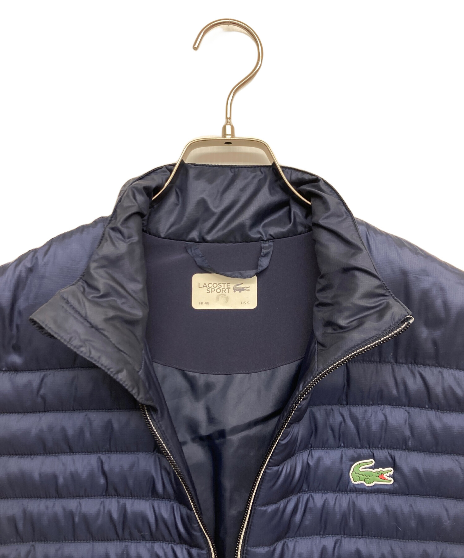 Lacoste ネイビー ジャケット サイズ50(Lサイズ) LACOSTE（ラコステ） ダウンジャケット 50 ネイビー メンズ : ZOZOTOWN