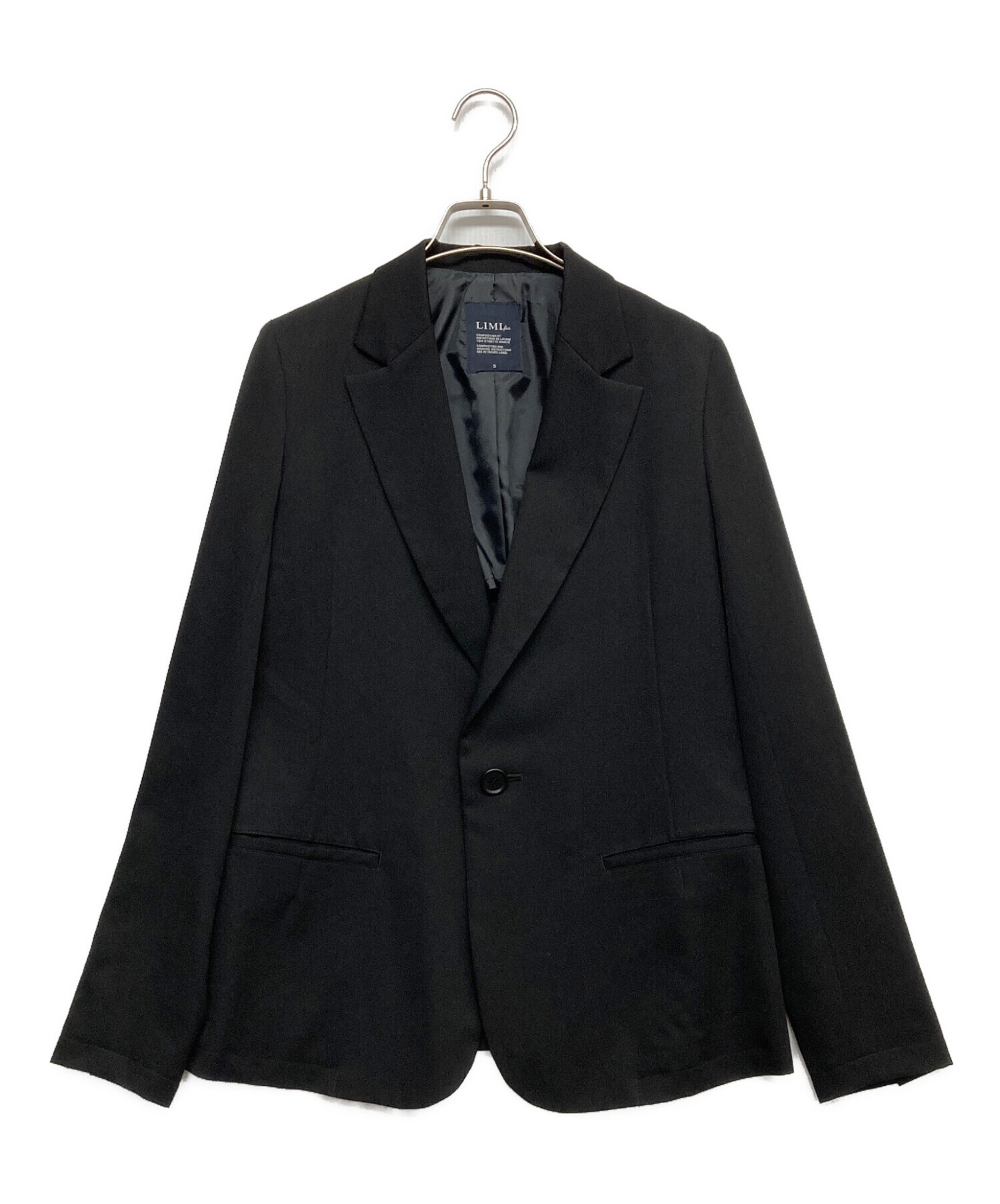 美品　リミフゥ　テーラードジャケット　LIMI feu　リネン100%　ブラック 中古・古着通販】LIMI feu (リミフゥ) テーラードジャケット ブラック