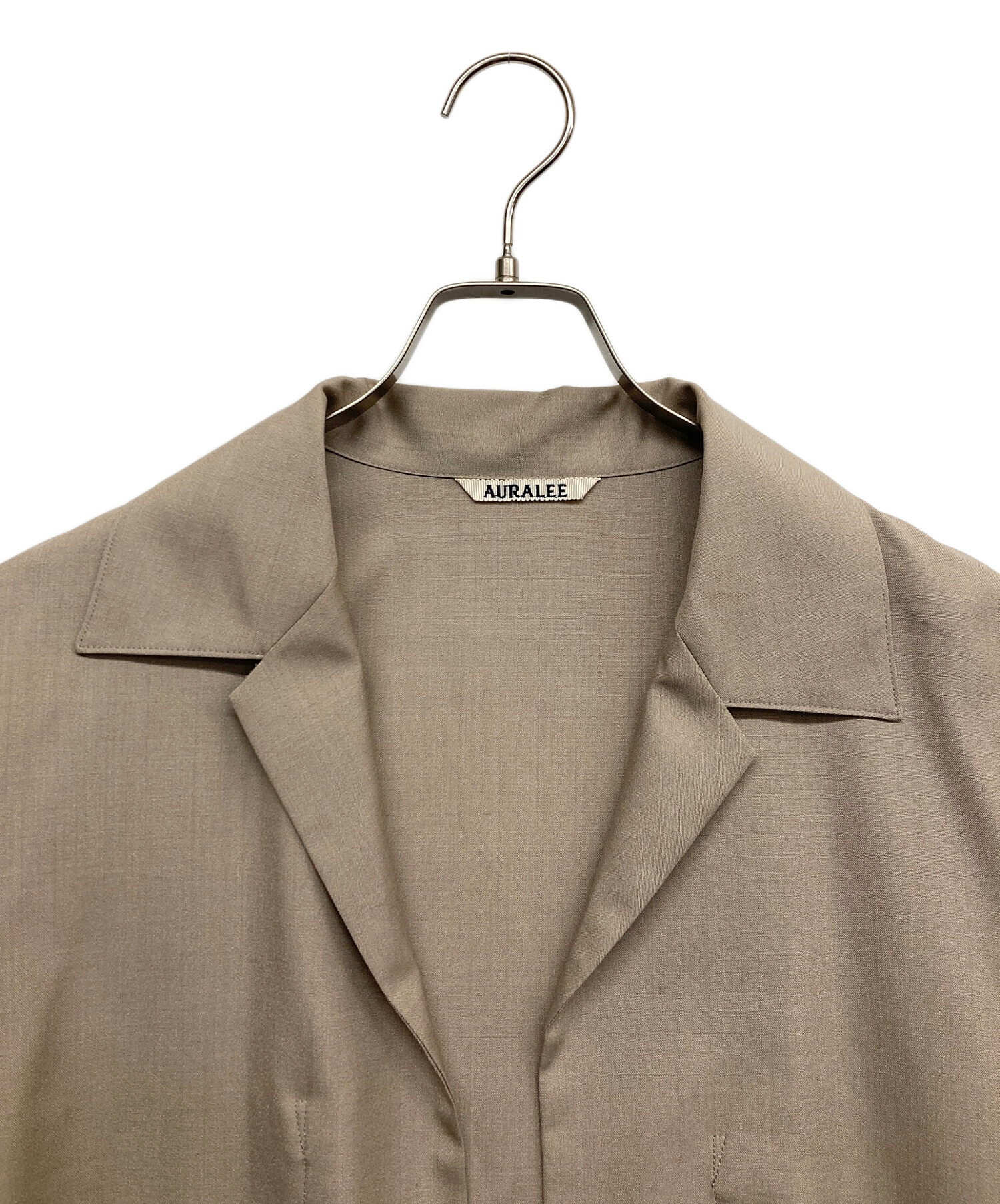 中古・古着通販】AURALEE (オーラリー) WOOL SILK TROPICAL SHIRT