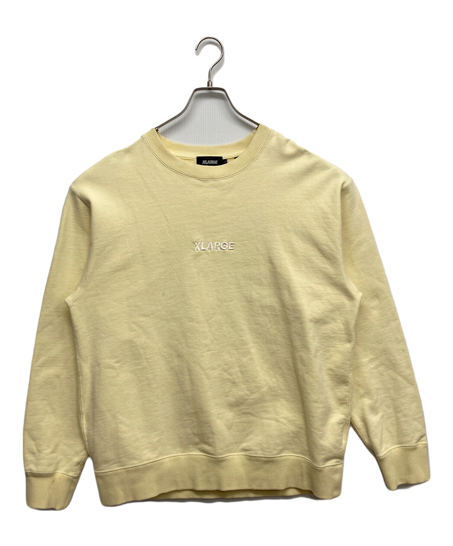 中古・古着通販】X-LARGE (エクストララージ) ロゴスウェット イエロー 