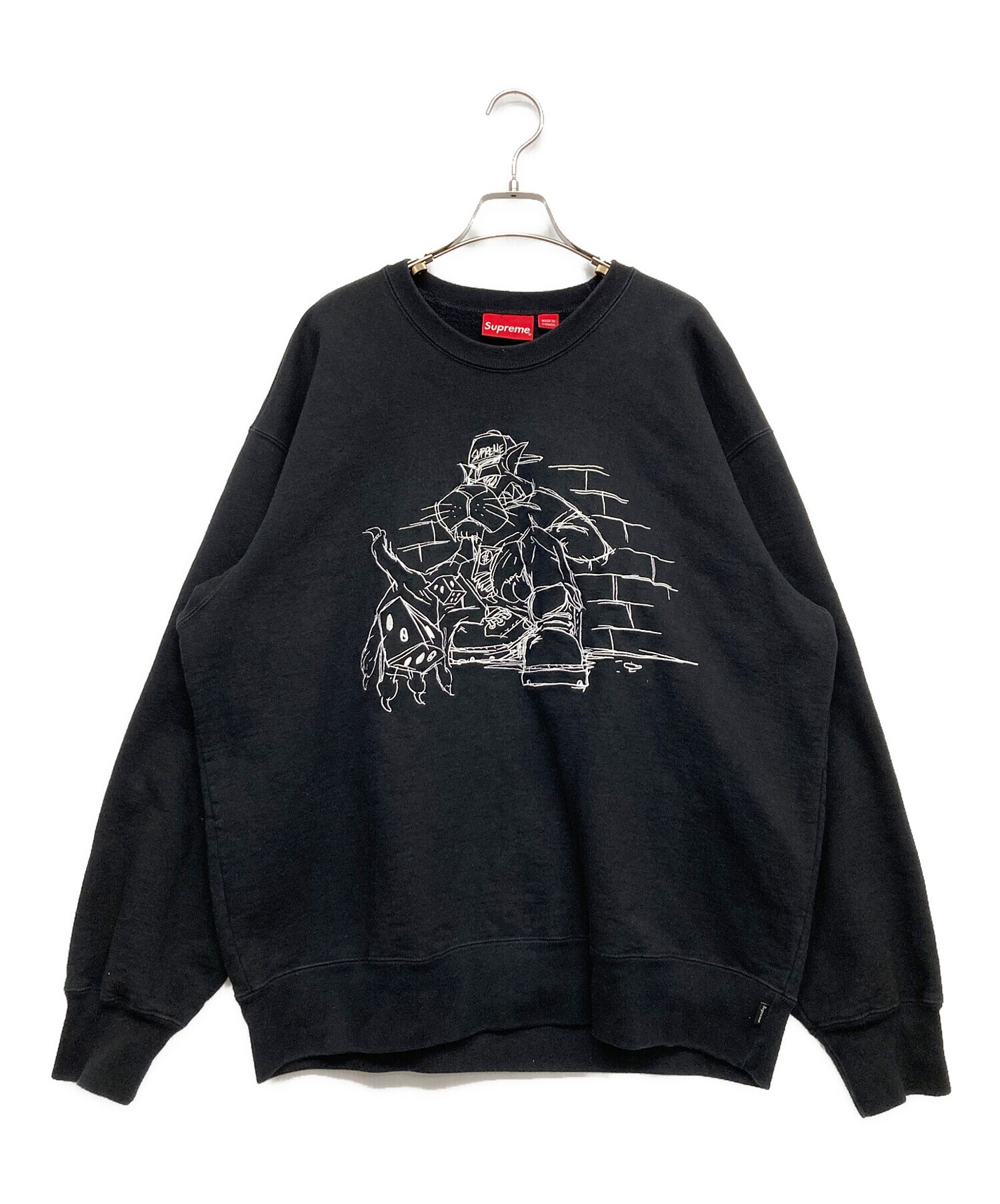 中古・古着通販】Supreme (シュプリーム) Dice Crewneck ブラック 
