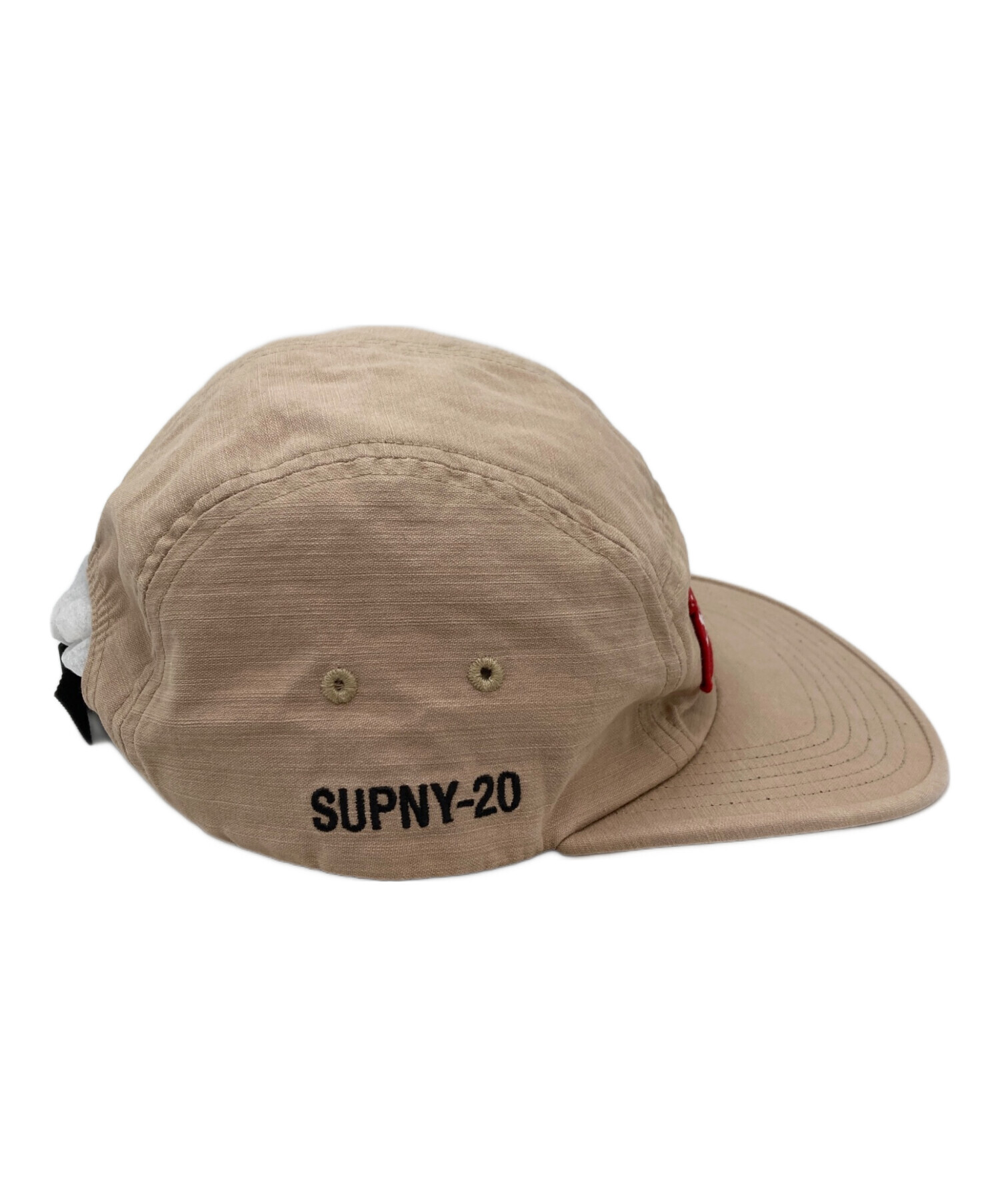 シュプリーム Camp Cap ボックスロゴ　ベージュ 中古・古着通販】Supreme (シュプリーム) Military Camp Cap ベージュ
