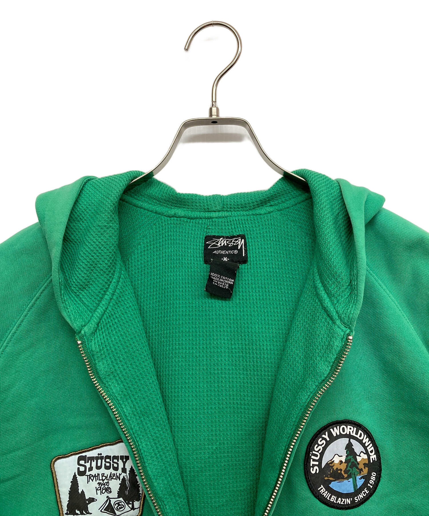 中古・古着通販】stussy (ステューシー) ジップアップパーカー