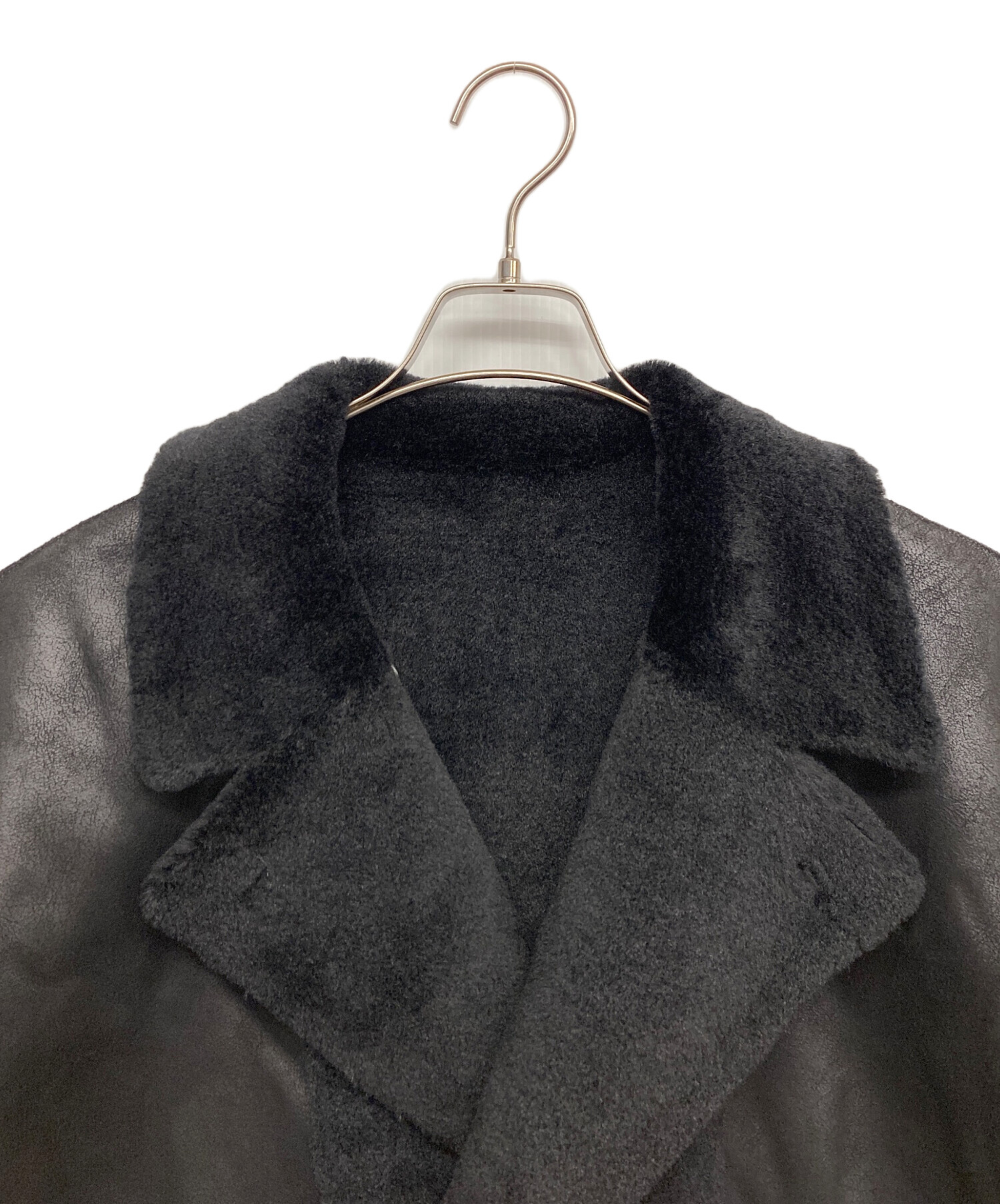 中古・古着通販】AMERI (アメリ) リバーシブルボアポンチョコート