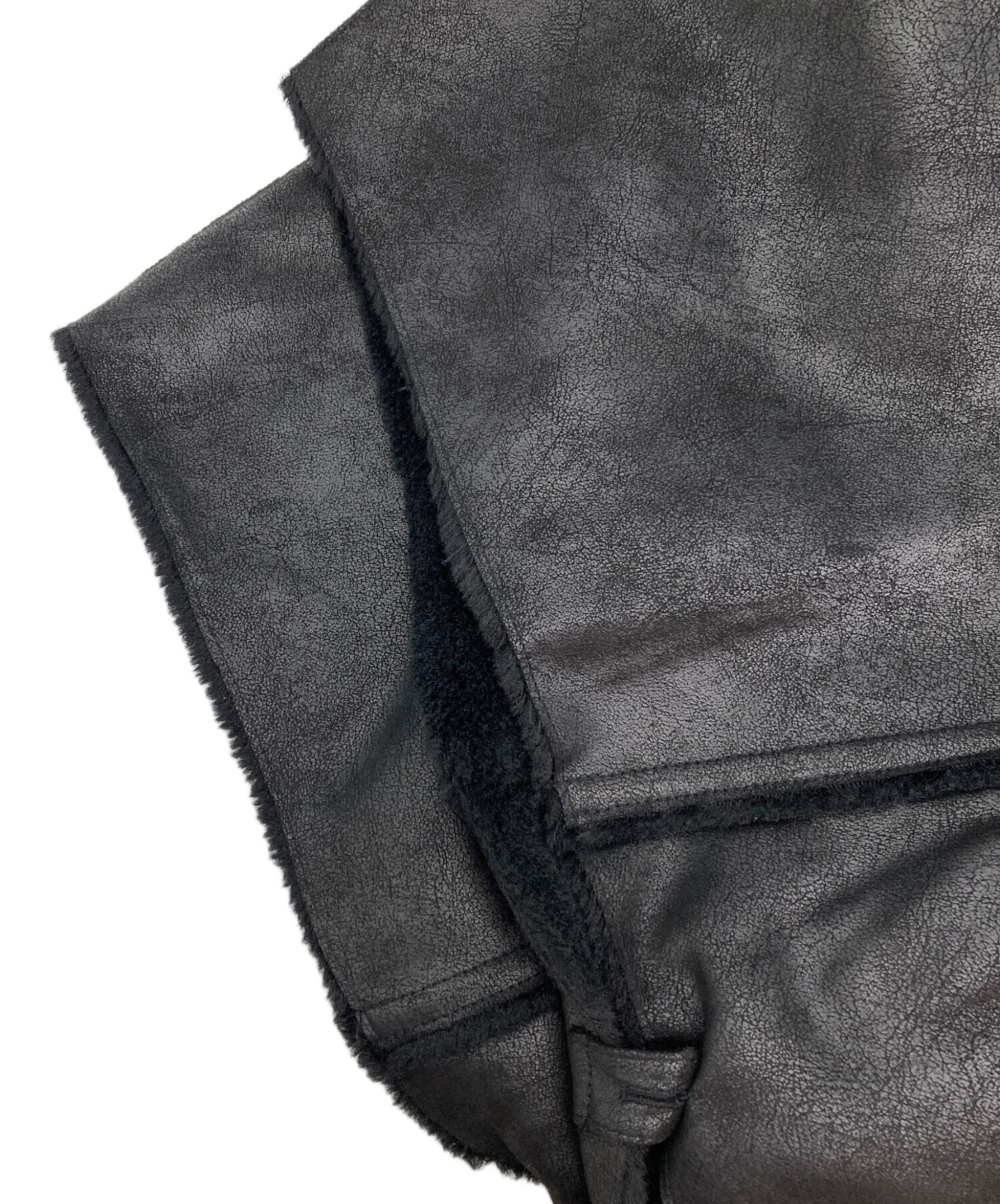 中古・古着通販】AMERI (アメリ) リバーシブルボアポンチョコート