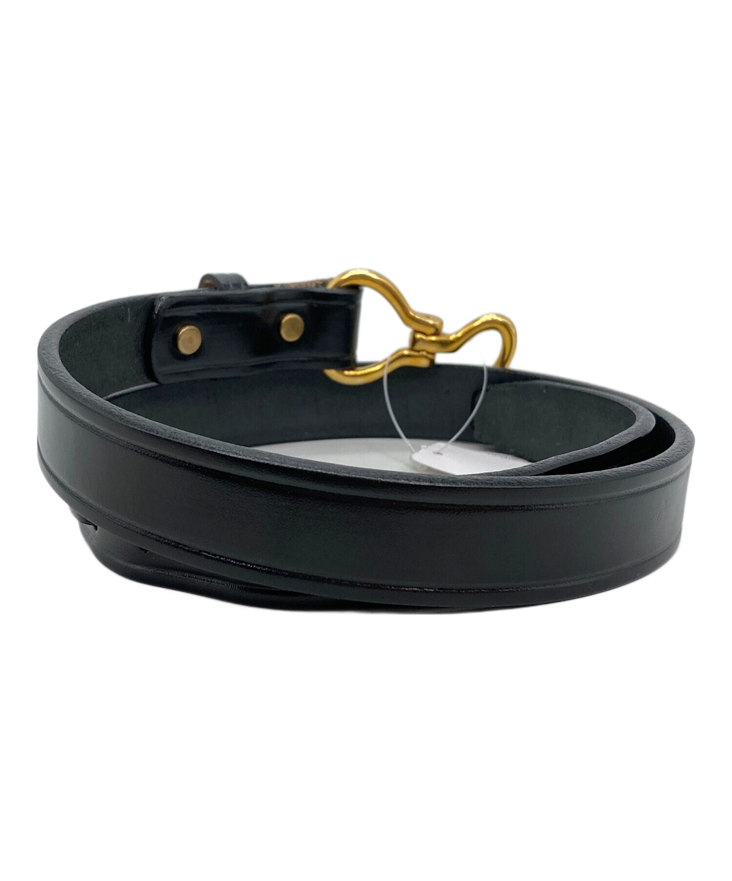 中古・古着通販】TORY (トリー) レザーベルト ブラック サイズ:30